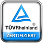 Certified TÜV Rheinland